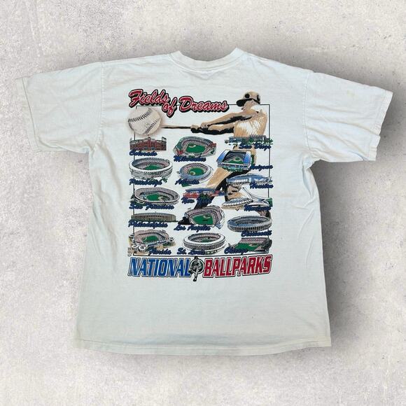 Men’s National Ballparks Fields of Dreams Vintage Shirt - Large - Picture 3 of 9